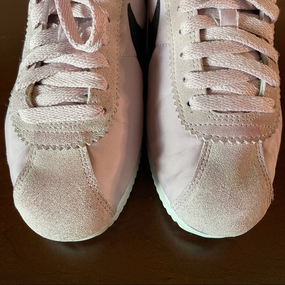 Nike Pink and Black Suede and Nylon Sneakers - Picture 6 of 10